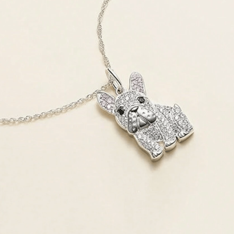 存在感抜群！高品質！ ブルドック DOG ブリンブリンネックレス パンク ロック Yahoo!オークション - 存在感抜群 ブルドック DOG 犬