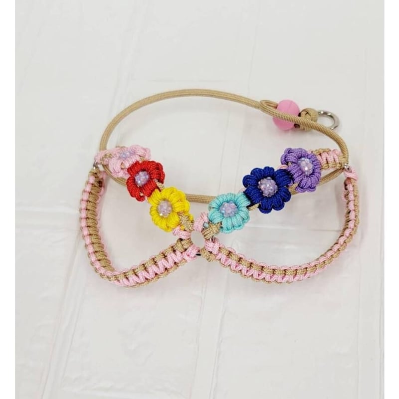 オプションのお花 Kaiwareパラコードリード Sサイズ専用 お花1個
