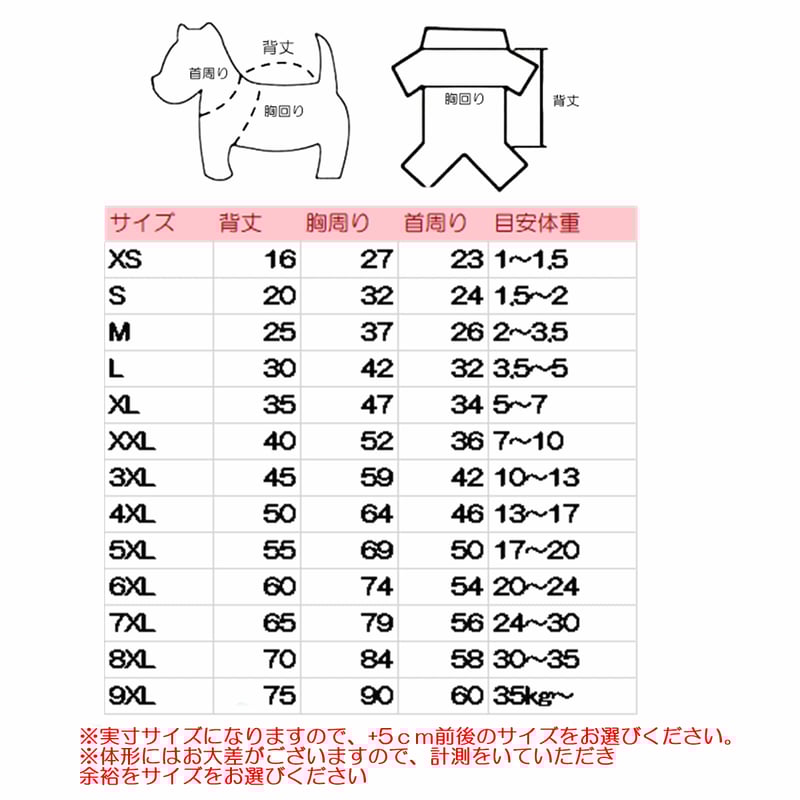 犬服ハンドメイド　【サイズ表】 楽天市場】【パーソナリティータンク6-8号】ドッグウェア タンク