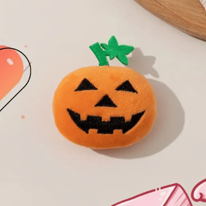 ハロウィン、ジャックオーランタン柄(オレンジ③)わんちゃん猫ちゃん用首輪 ハロウィン、ジャックオーランタン柄(オレンジ③)わんちゃん猫ちゃん用