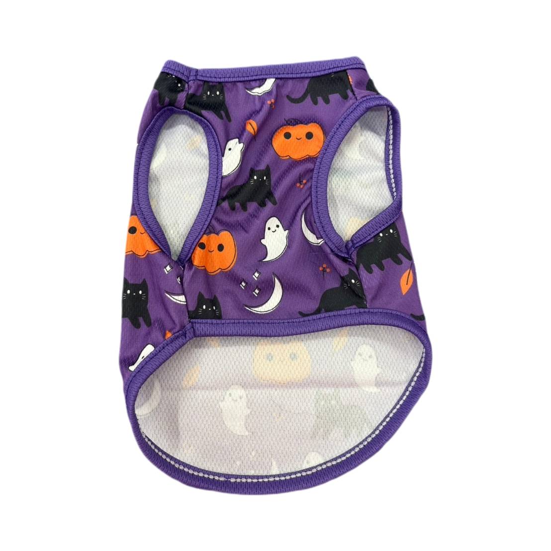 りん。　ハンドメイド　犬服　ハロウィン　タンクトップ① ③ 2着 高級感あるオリジナルプリント生地 ハロウィン犬服 【完成品】S