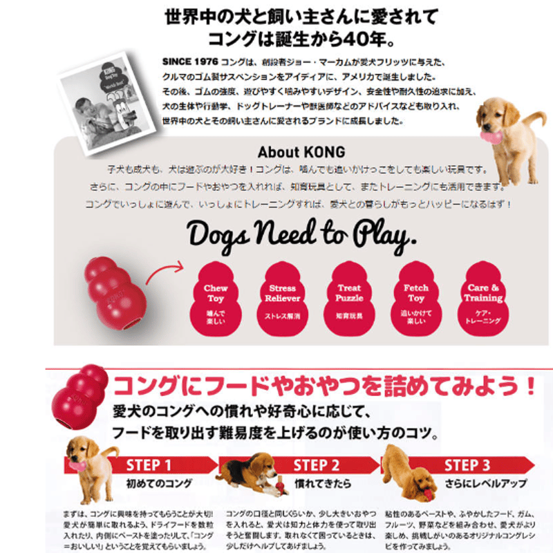 コング 犬用 おもちゃ しつけ トレーニング 人気 知育玩具 お留守番