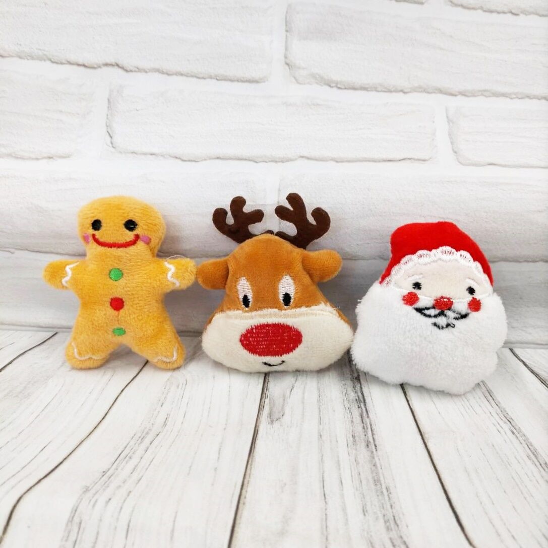 小さいおもちゃ クリスマス クッキーマン サンタクロース トナカイ