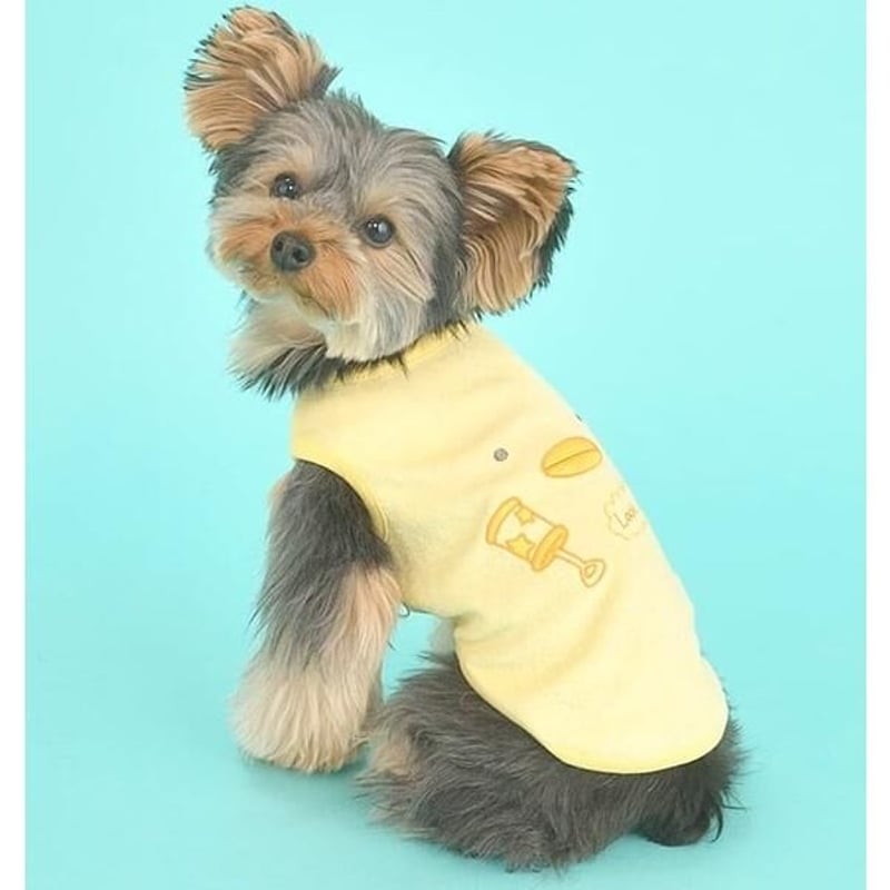 solgra パイルタンク ブラウン くま ひよこ パピー 服 犬服 極小犬