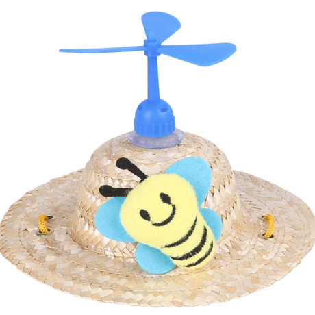 はちさん帽子　ハット　コスプレ　プロペラ付き  蜂　ハチ