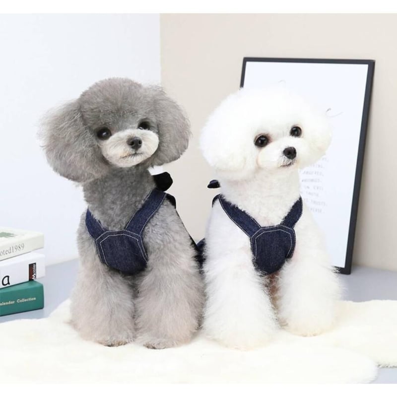 デニムリメイク犬用ワンピース ドッグウェア デニムワンピース ペット用品 ドッグウェア 猫雑貨 犬服 犬