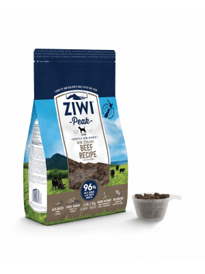 ziwi peak エアドライ ドッグフード グラスフェッドビーフ 454g 穀物