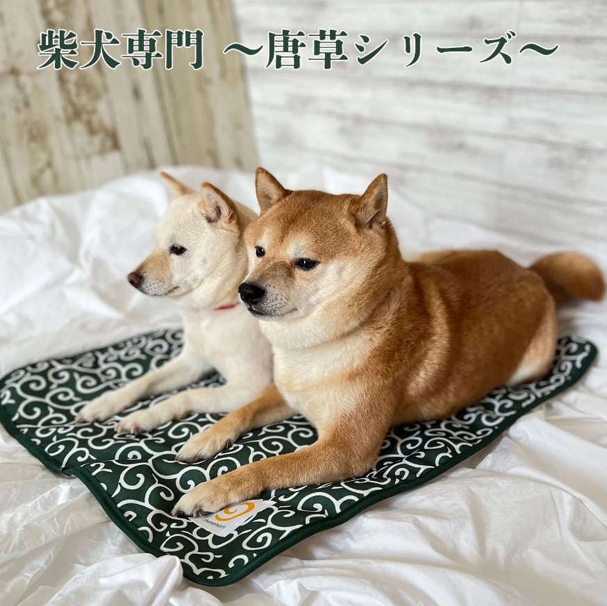 mamemochi 沼る唐草ブランケット 犬用 猫用 寝具 マット 春夏