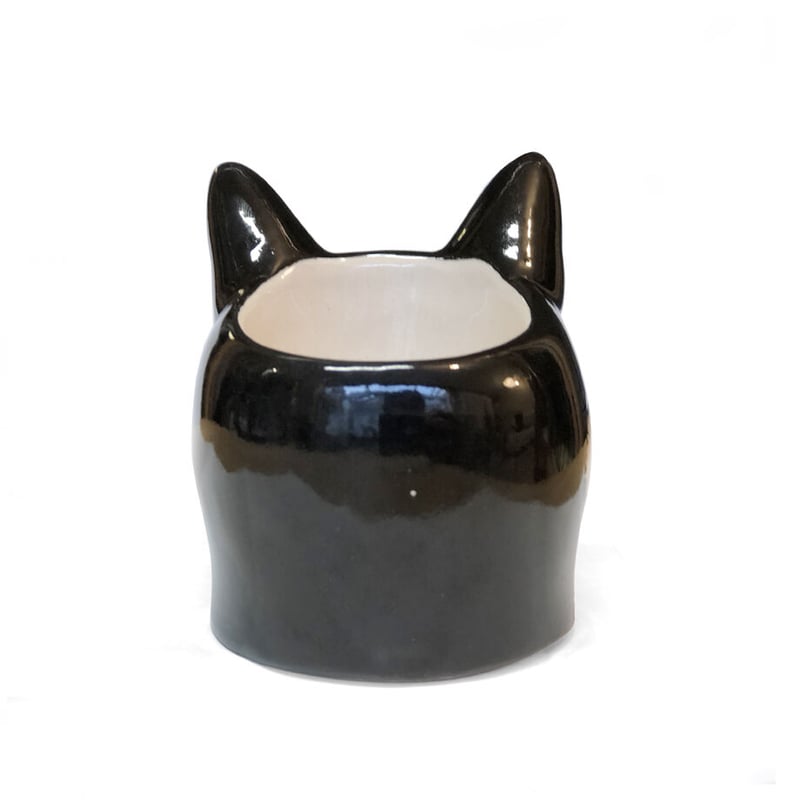 QUAIL Ceramics エッグカップ（黒ブチ） | ホテルスネコ ONLINE STORE