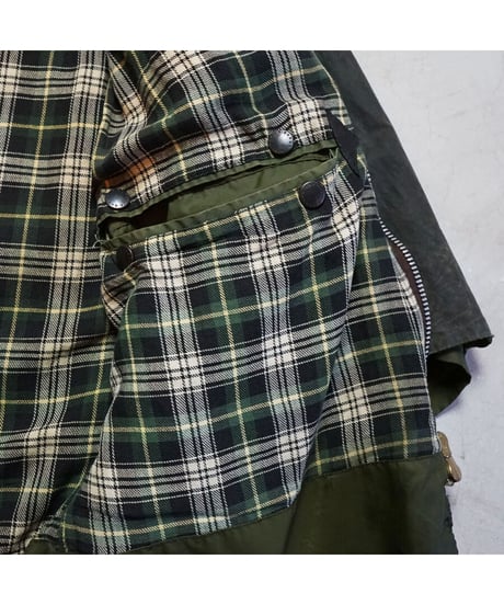 【 '92 BARBOUR BORDER / SAGE 】 92年製  バブアー 3ワラント  ボーダー  / セージ 38