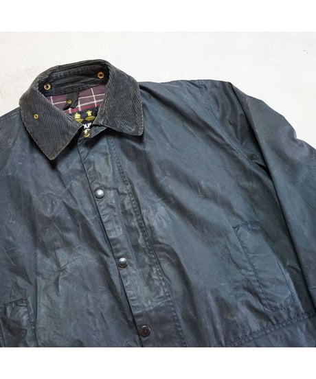 【 '94 BARBOUR BORDER / NAVY 】 94年製  バブアー 3ワラント  ボーダー  / ネイビー 44