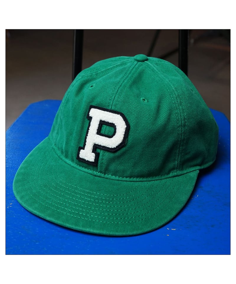 POLO RALPH LAUREN ＂TWILL BALL CAP / P＂ / GREE