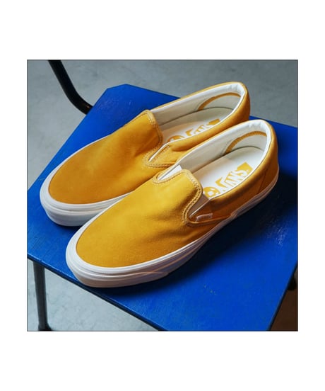 【 VANS ＂SLIPON REISSUE 98＂ / SALT WASH GOLD 】バンズ スリッポン リイシュー 98 / ソルト ウォッシュ ゴールド