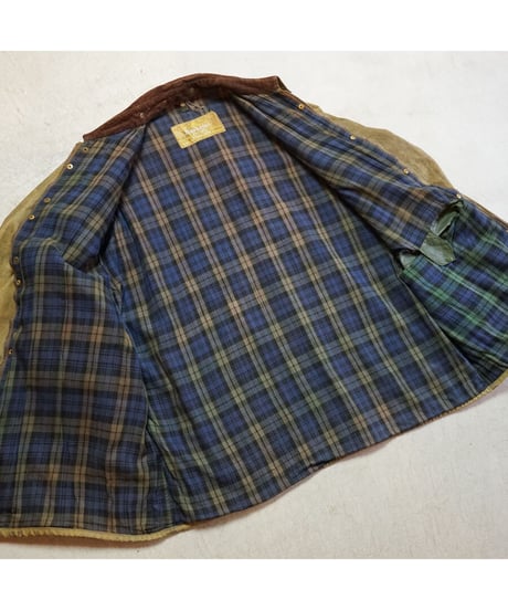 【 70's BARBOUR GAMEFAIR "GOLD LABEL" / SAGE 】 70年代  バブアー 1ワラント ゲームフェア ゴールドラベル   / セージ 44