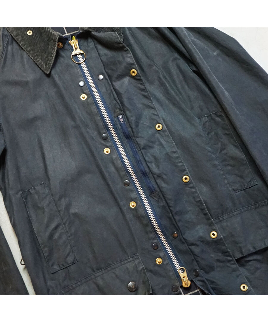 92 BARBOUR BEAUFORT / NAVY 】 92年製 バブアー 3ワラン
