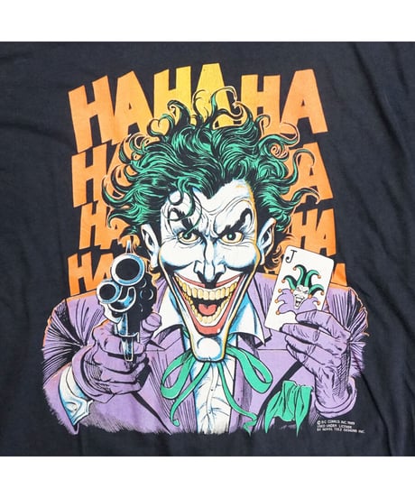 【 VINTAGE “JOKER TEE” / BLACK 】  ヴィンテージ "ジョーカー" TEE / L