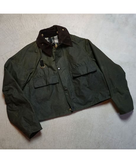 【 '89 BARBOUR SPEY / SAGE 】 89年製  バブアー 3ワラント スペイ   / セージ MEDIUM