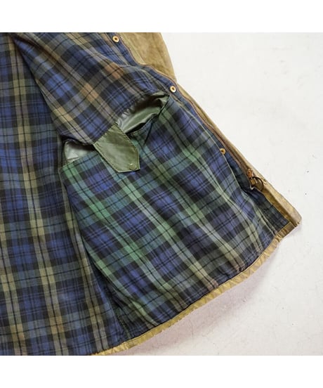 【 70's BARBOUR GAMEFAIR "GOLD LABEL" / SAGE 】 70年代  バブアー 1ワラント ゲームフェア ゴールドラベル   / セージ 44