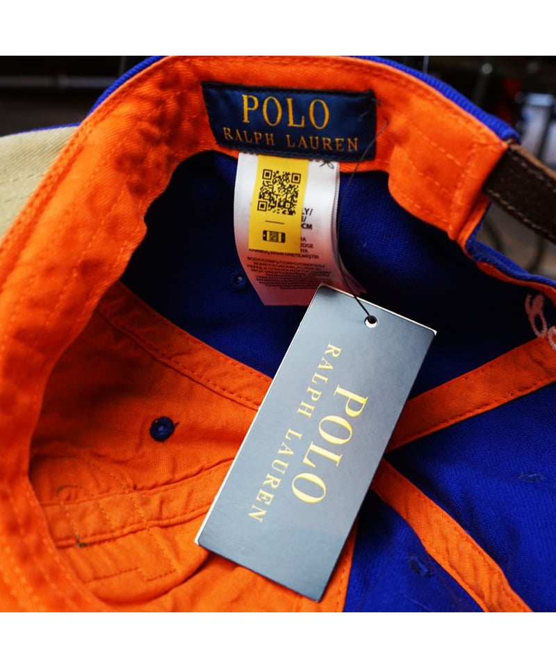 POLO RALPH LAUREN "TWILL BALL CAP / P" / BLUE POLO RALPH LAUREN "TWILL BALL CAP / P" / BLUE