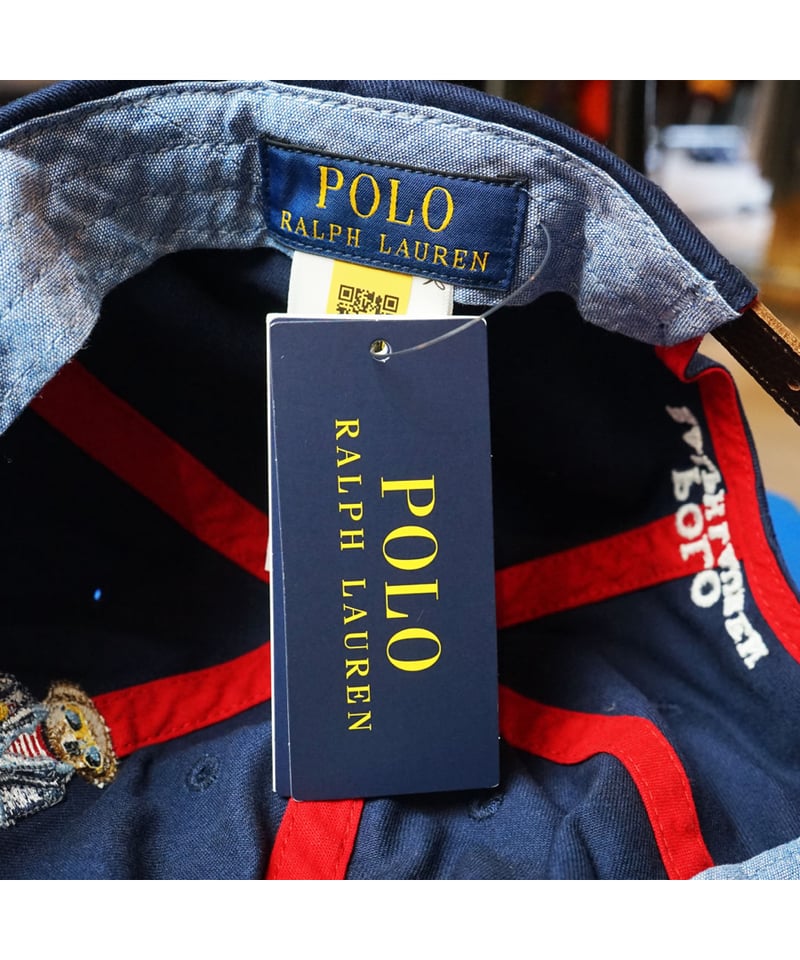 POLO RALPH LAUREN ＂TWILL BALL CAP / BEAR＂ / N