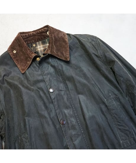 【 '92 BARBOUR BORDER / SAGE 】 92年製  バブアー 3ワラント  ボーダー  / セージ 38