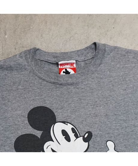【 VINTAGE DISNEY “MICKEY TEE” / GRAY 】  ヴィンテージ ディズニー "ミッキー"TEE / L