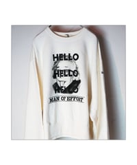 【 OBLADA “HELLO SWEAT” / WHITE 】 オブラダ “ハロー・スウェット” / ホワイト