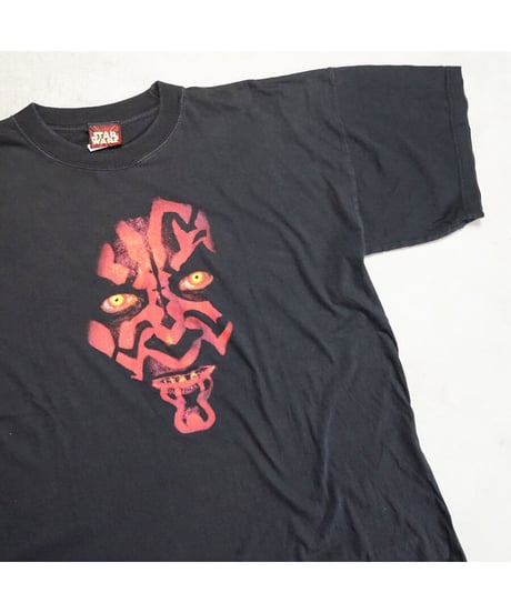 【 VINTAGE STAR WARS “DARTH MAUL TEE” / BLACK】  ヴィンテージ スターウォーズ "ダースモール" TEE / XL