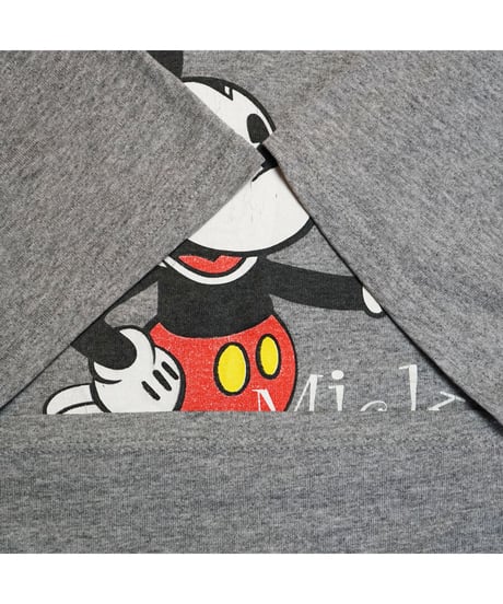 【 VINTAGE DISNEY “MICKEY TEE” / GRAY 】  ヴィンテージ ディズニー "ミッキー"TEE / L