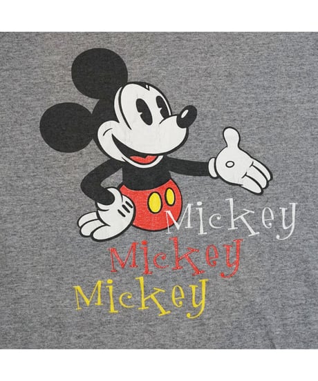 【 VINTAGE DISNEY “MICKEY TEE” / GRAY 】  ヴィンテージ ディズニー "ミッキー"TEE / L