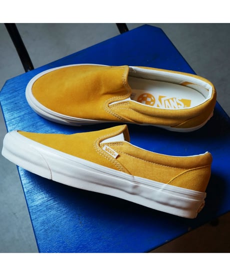 【 VANS ＂SLIPON REISSUE 98＂ / SALT WASH GOLD 】バンズ スリッポン リイシュー 98 / ソルト ウォッシュ ゴールド