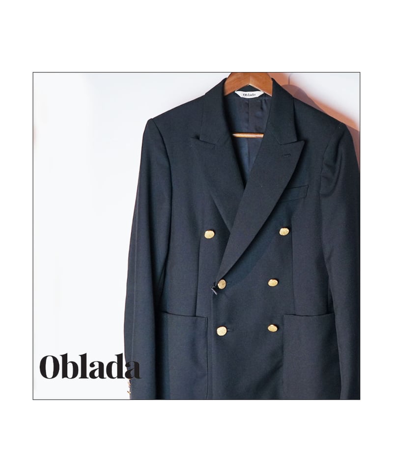 OBLADA “FITZ BLAZER” / BLACK 】 オブラダ “フィッツ・ブレザ