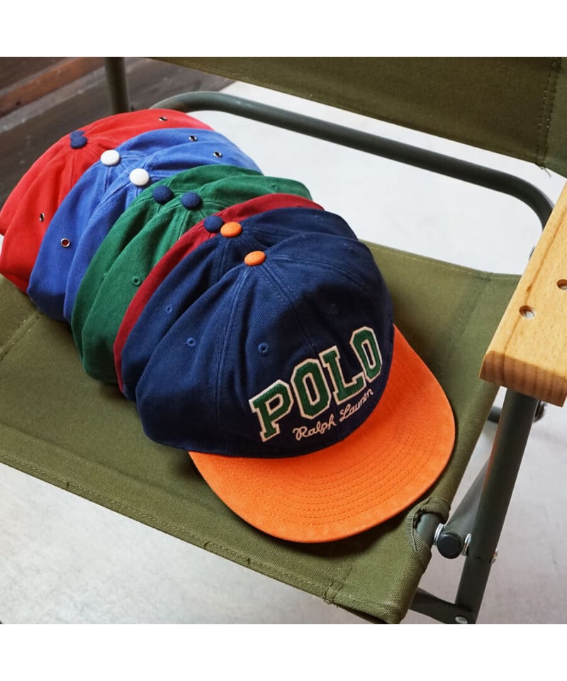 POLO RALPH LAUREN ＂TWILL BALL CAP / RL＂ / RED