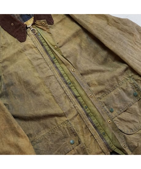 【 70's BARBOUR GAMEFAIR "GOLD LABEL" / SAGE 】 70年代  バブアー 1ワラント ゲームフェア ゴールドラベル   / セージ 44
