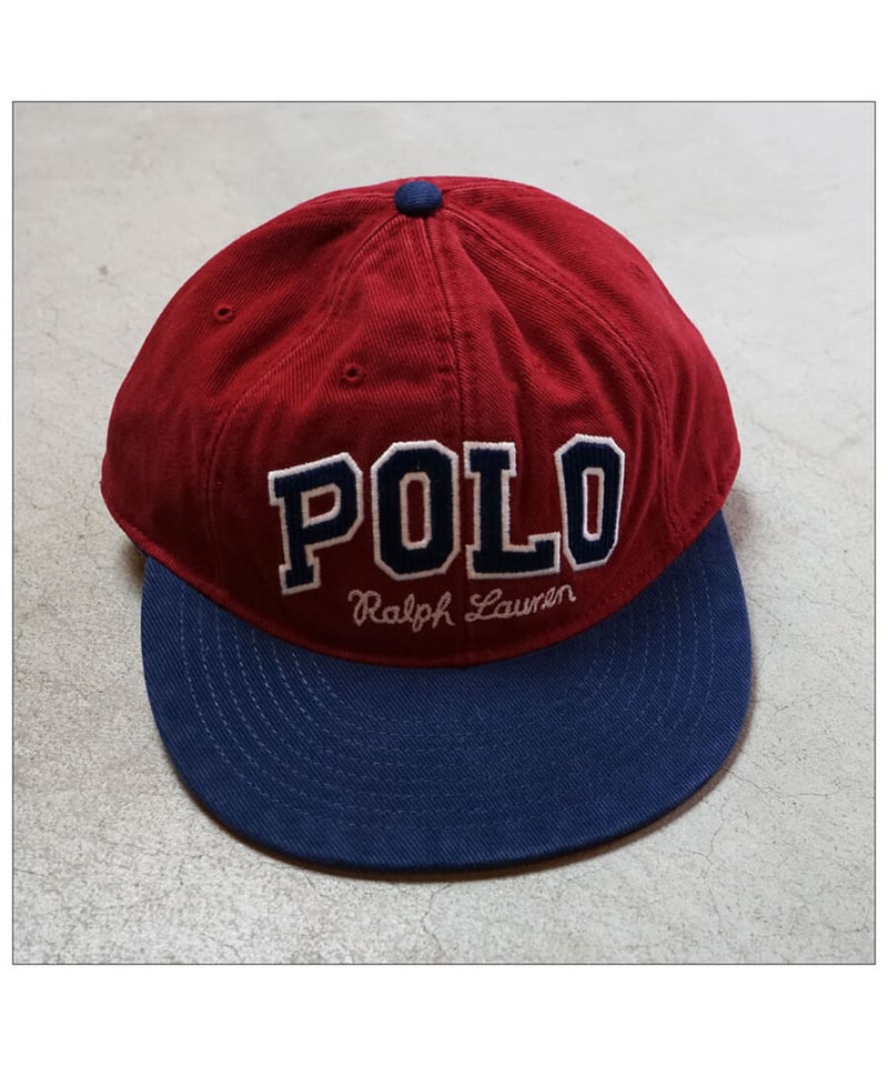 POLO RALPH LAUREN ＂TWILL BALL CAP / RL＂ / RED