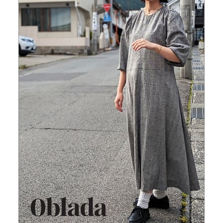オブラダ Oblada クラシックドレス(チェック柄) OBLADA “CLASSIC DRESS CHECK” / CHECK 】 オブラダ “