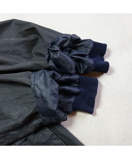 【 90's 〜 BARBOUR 4 POCKET BEDALE / NAVY 】 90年代 〜  バブアー 3ワラント 4ポケットビデイル バブアーリングジップ / ネイビー 42