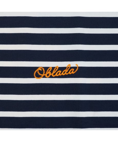 【 OBLADA “REMAKE GUERNSEY BORDER” / NAVY 】 オブラダ “リメイク ガンジー・ボーダー” / ネイビー