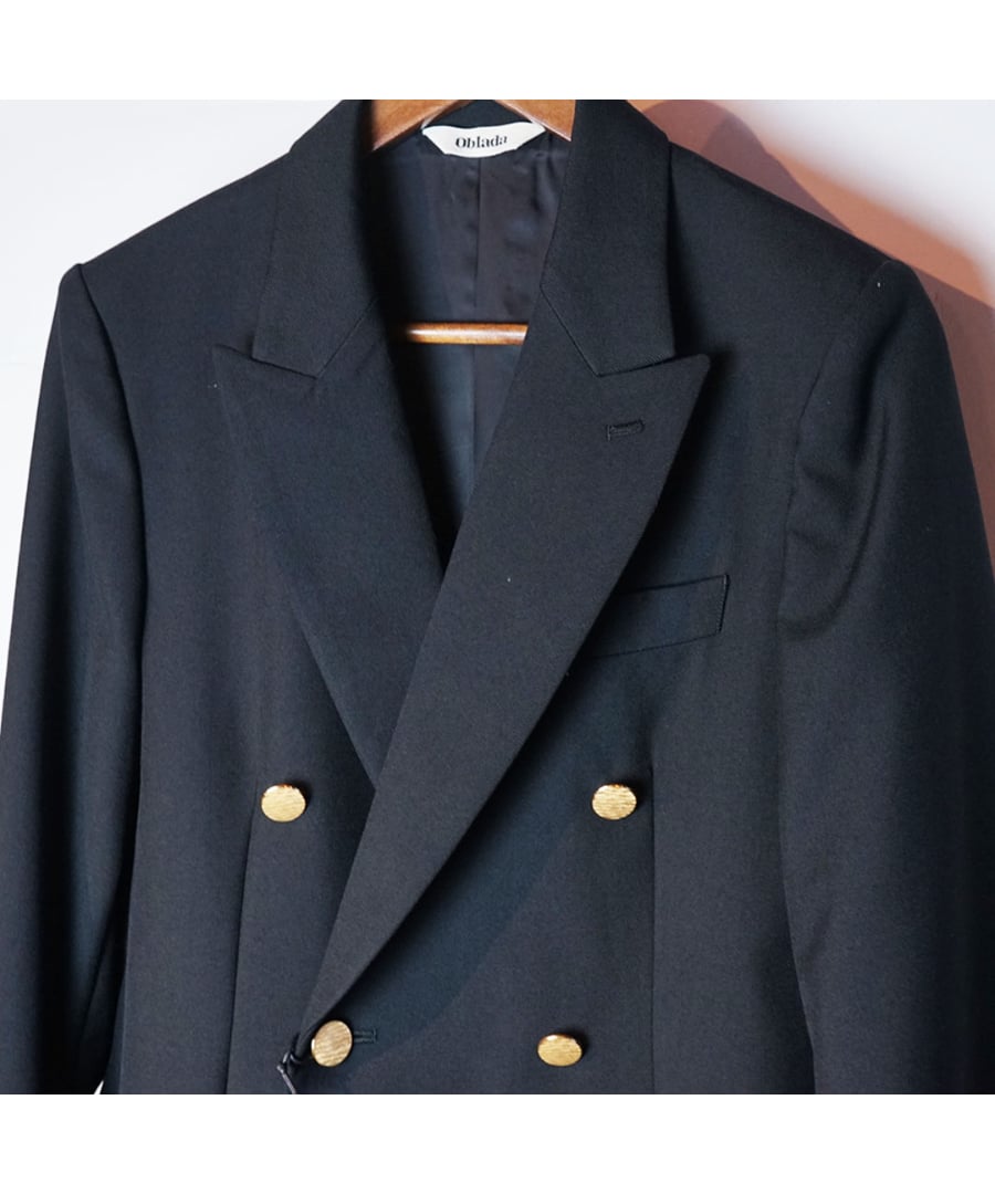 Oblada オブラダ CINCH FITZ BLAZER ブレザー　ジャケット OBLADA “FITZ BLAZER” / BLACK 】 オブラダ “フィッツ・ブレザ
