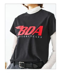 【 OBLADA “BDA MOTORCYCLE TEE” / BLACK 】 オブラダ “モーターサイクルTEE” / ブラック