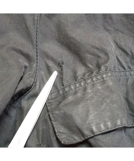 【 90's 〜 BARBOUR 4 POCKET BEDALE / NAVY 】 90年代 〜  バブアー 3ワラント 4ポケットビデイル バブアーリングジップ / ネイビー 42