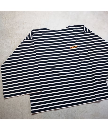【 OBLADA “REMAKE GUERNSEY BORDER” / NAVY 】 オブラダ “リメイク ガンジー・ボーダー” / ネイビー