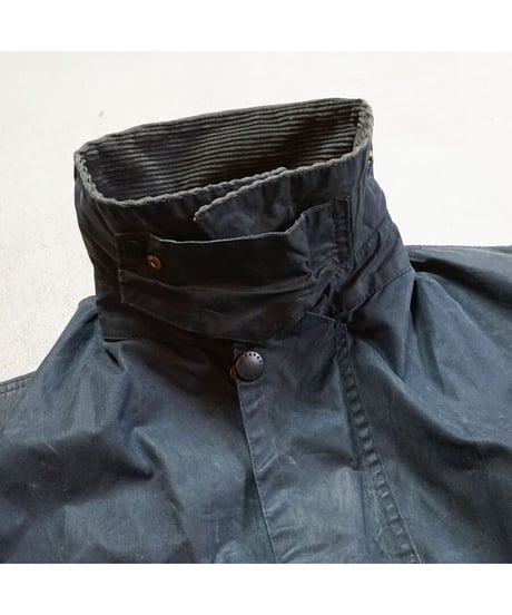 【 '94 BARBOUR BORDER / NAVY 】 94年製  バブアー 3ワラント  ボーダー  / ネイビー 44