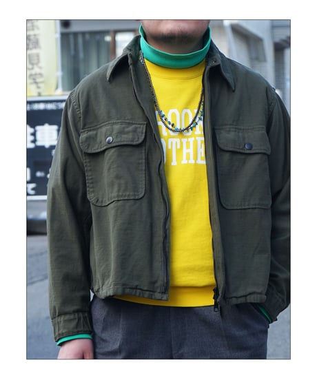 【 OBLADA “MILITARY JACKET” / KHAKI 】 オブラダ “ミリタリージャケット” / カーキ