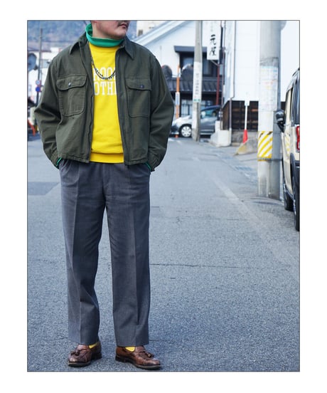 【 OBLADA “MILITARY JACKET” / KHAKI 】 オブラダ “ミリタリージャケット” / カーキ