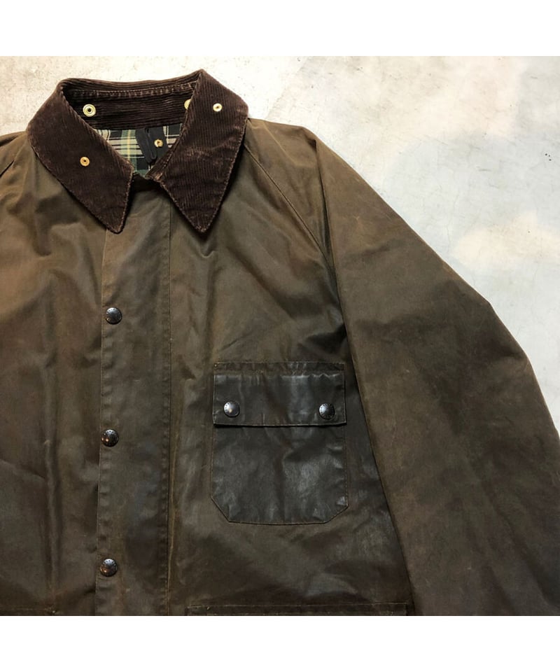 90's BARBOUR SOLWAY ZIPPER / OLIVE 】 90年代 バブ...