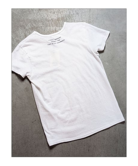 【 OBLADA “SOCRATES TEE” / WHITE 】 オブラダ “ソクラテスTEE” / ホワイト
