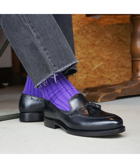 【 MEN'S  Jalan Sriwijaya  " TIRTA / 98811 " / BLACK 】ジャランスリウァヤ "98811 タッセルローファー" / ブラック
