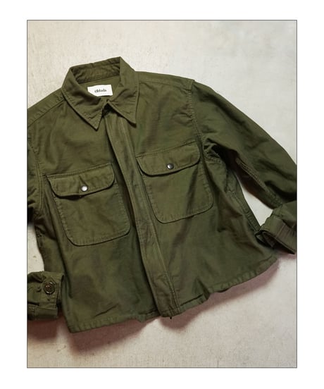 【 OBLADA “MILITARY JACKET” / KHAKI 】 オブラダ “ミリタリージャケット” / カーキ