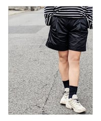 【 OBLADA “GI SHORTS LEATHER LIKE” / BLACK 】 オブラダ “GI ショーツ レザーライク” / ブラック